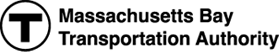 The "T" logo for the Massaschusetts Bay Transportation Authority